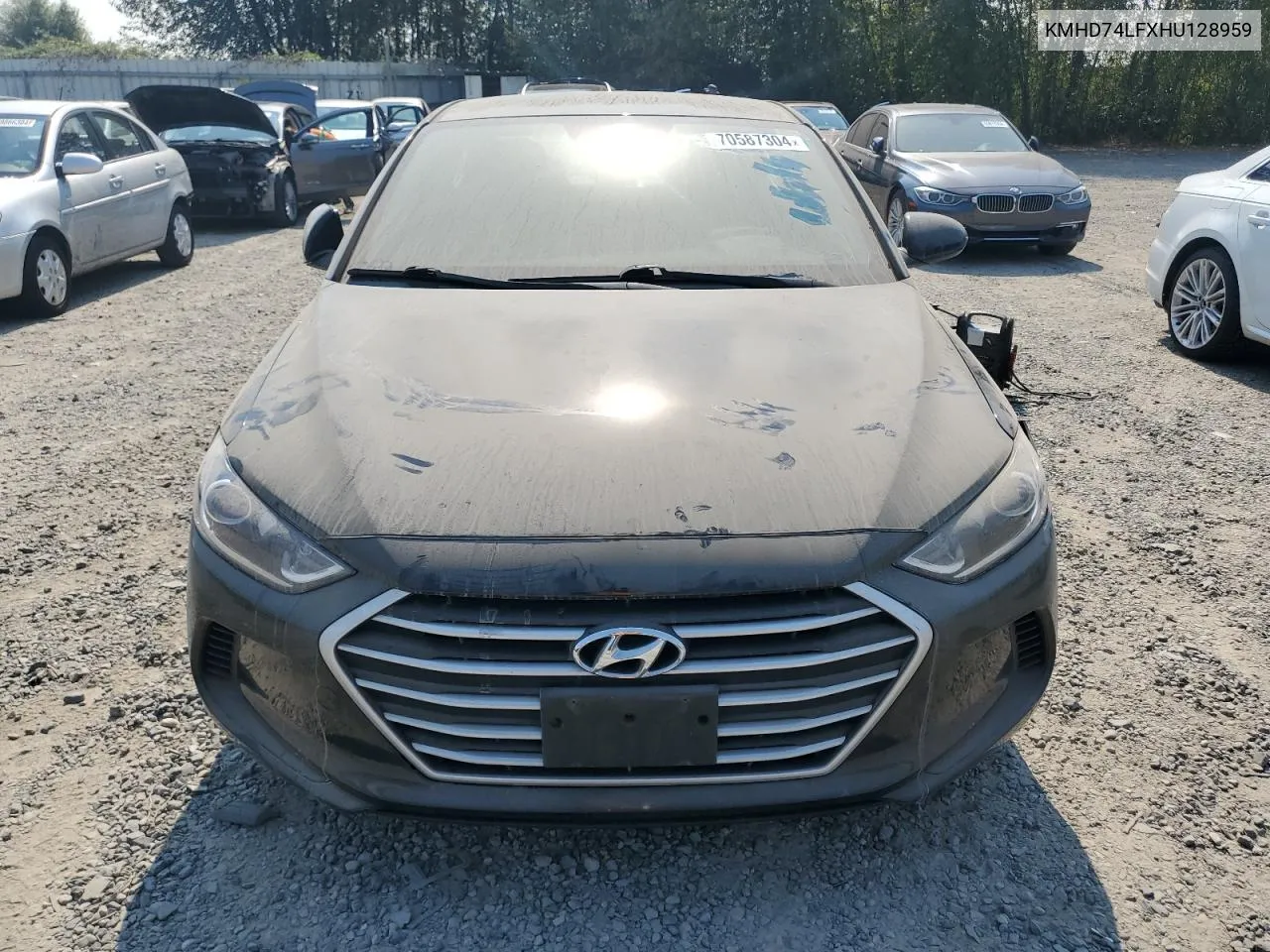 KMHD74LFXHU128959 2017 Hyundai Elantra Se