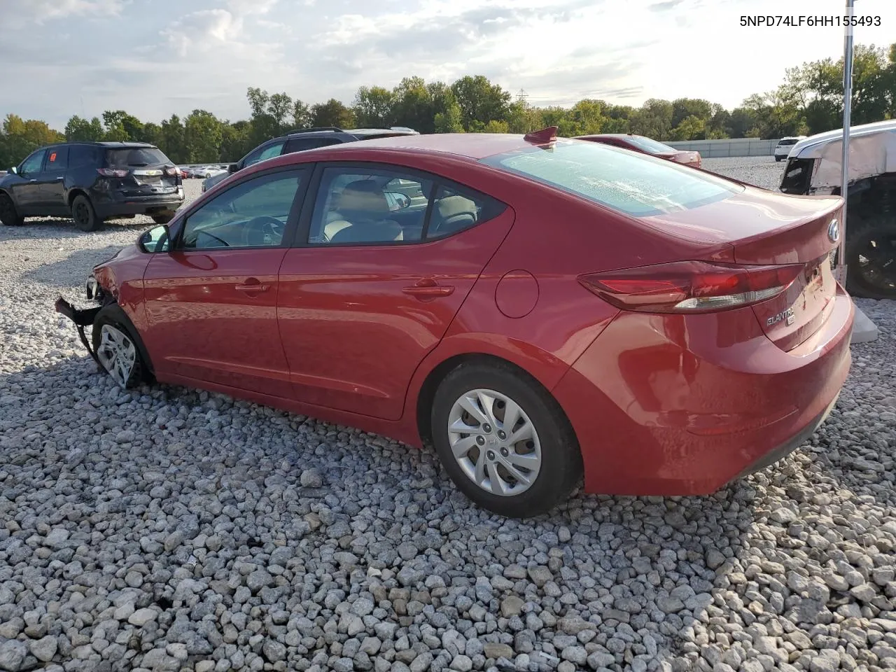 2017 Hyundai Elantra Se VIN: 5NPD74LF6HH155493 Lot: 70599554