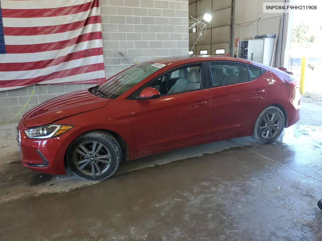 5NPD84LF9HH211908 2017 Hyundai Elantra Se