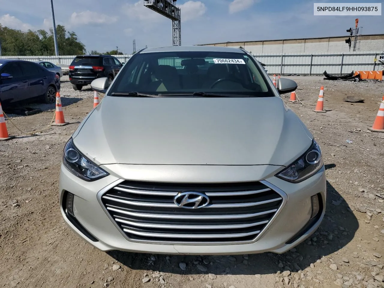 2017 Hyundai Elantra Se VIN: 5NPD84LF9HH093875 Lot: 70662434