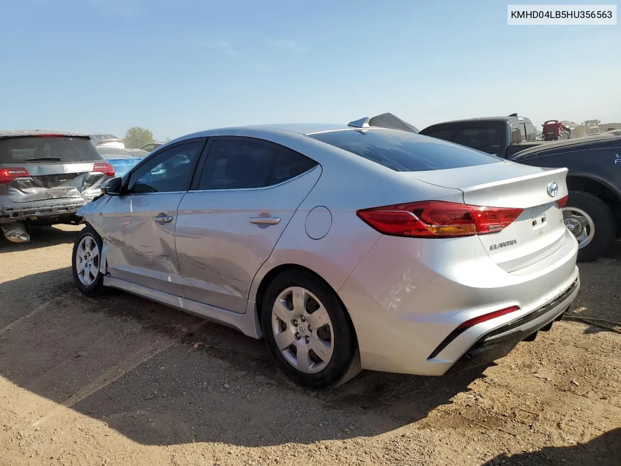 2017 Hyundai Elantra Sport VIN: KMHD04LB5HU356563 Lot: 70676184