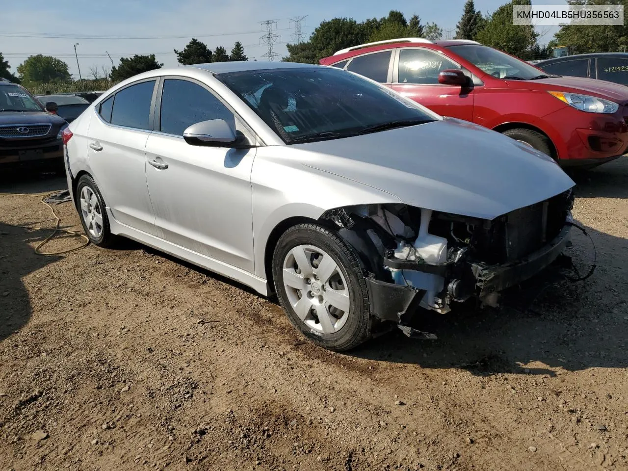 2017 Hyundai Elantra Sport VIN: KMHD04LB5HU356563 Lot: 70676184