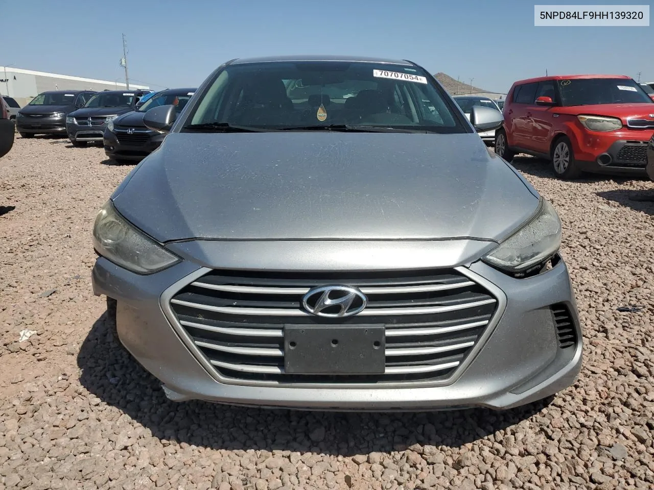 2017 Hyundai Elantra Se VIN: 5NPD84LF9HH139320 Lot: 70707054