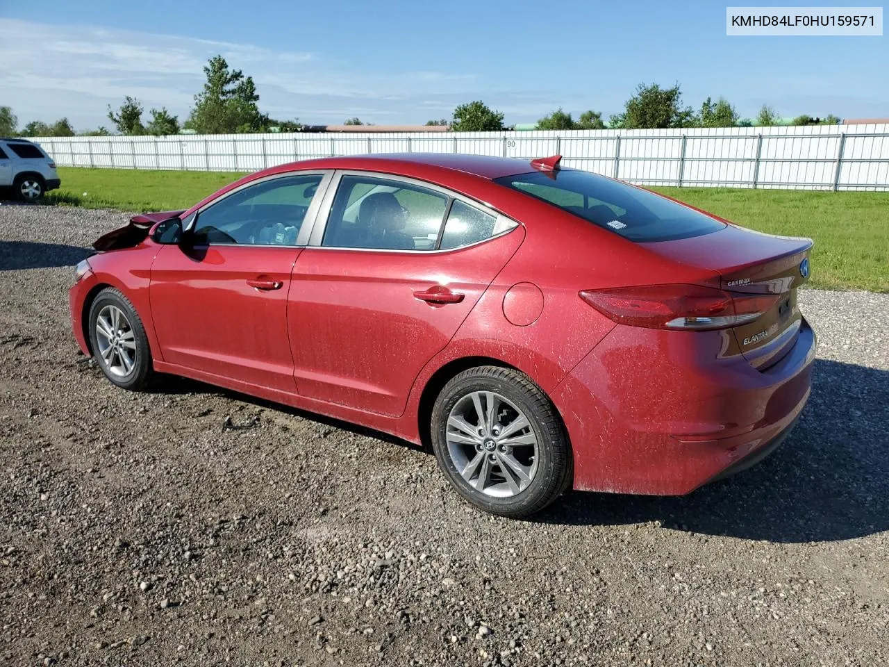 KMHD84LF0HU159571 2017 Hyundai Elantra Se