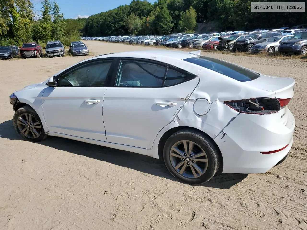 2017 Hyundai Elantra Se VIN: 5NPD84LF1HH122866 Lot: 70749354