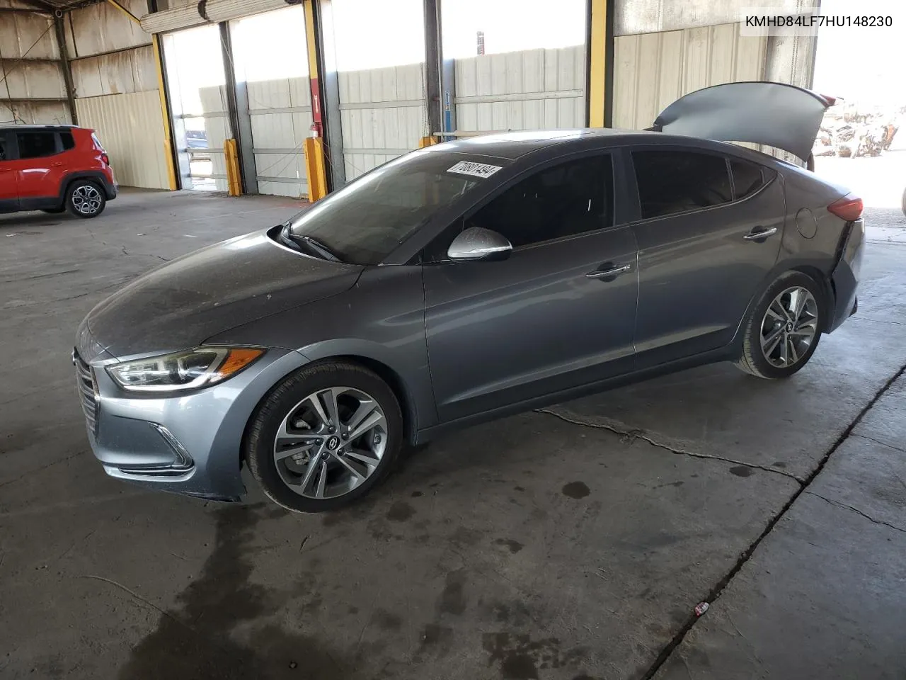 KMHD84LF7HU148230 2017 Hyundai Elantra Se