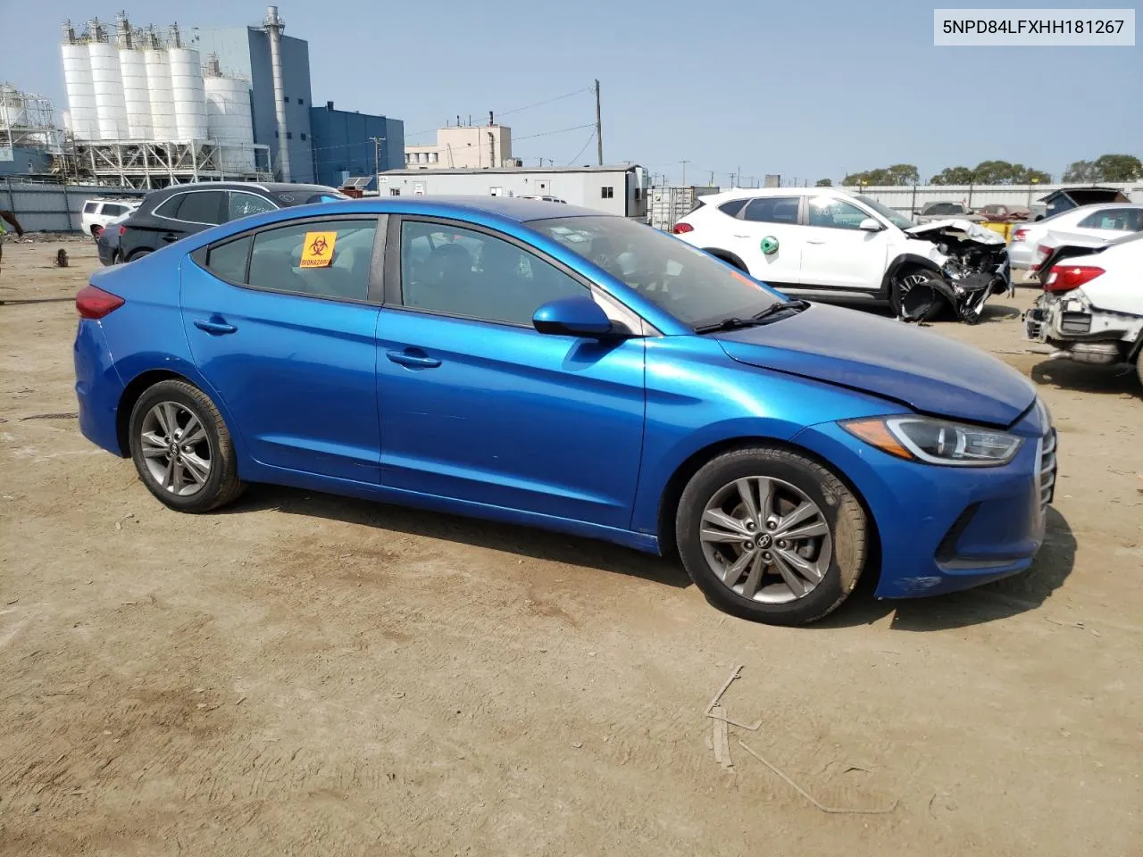 2017 Hyundai Elantra Se VIN: 5NPD84LFXHH181267 Lot: 70817004