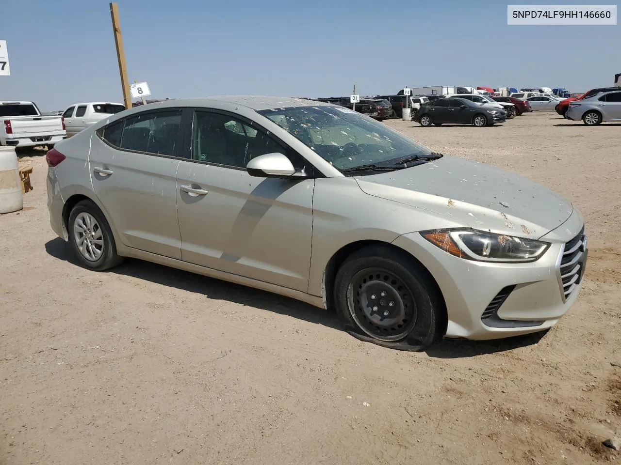 2017 Hyundai Elantra Se VIN: 5NPD74LF9HH146660 Lot: 70957094