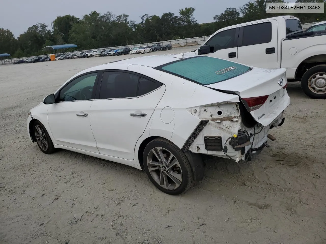 2017 Hyundai Elantra Se VIN: 5NPD84LF2HH103453 Lot: 70966444