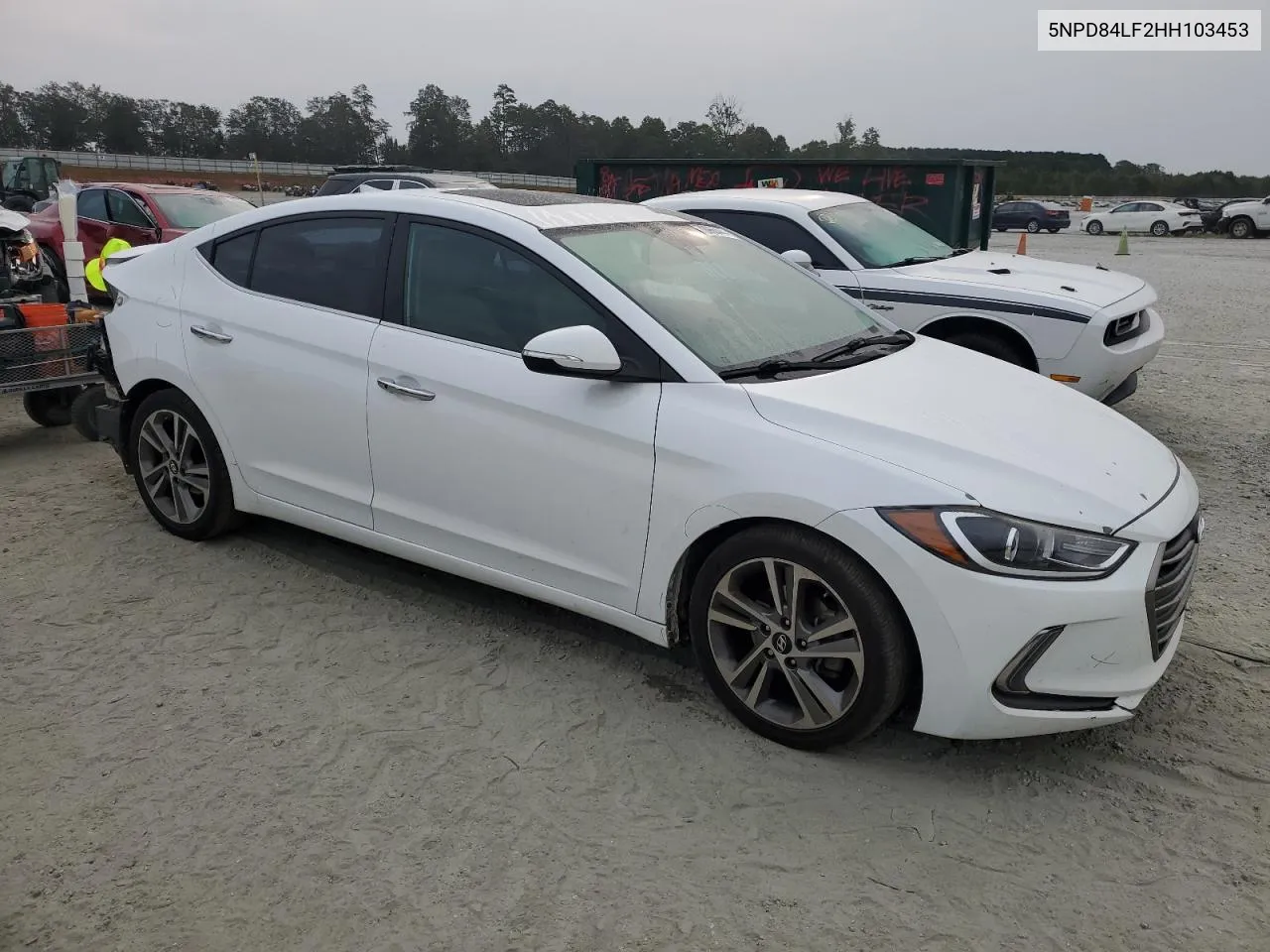 5NPD84LF2HH103453 2017 Hyundai Elantra Se