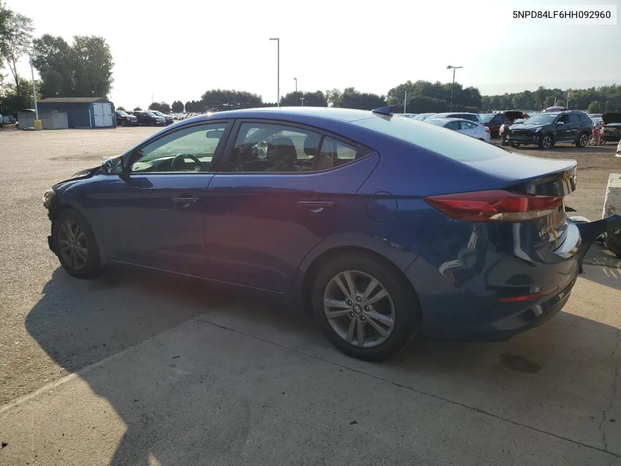 5NPD84LF6HH092960 2017 Hyundai Elantra Se