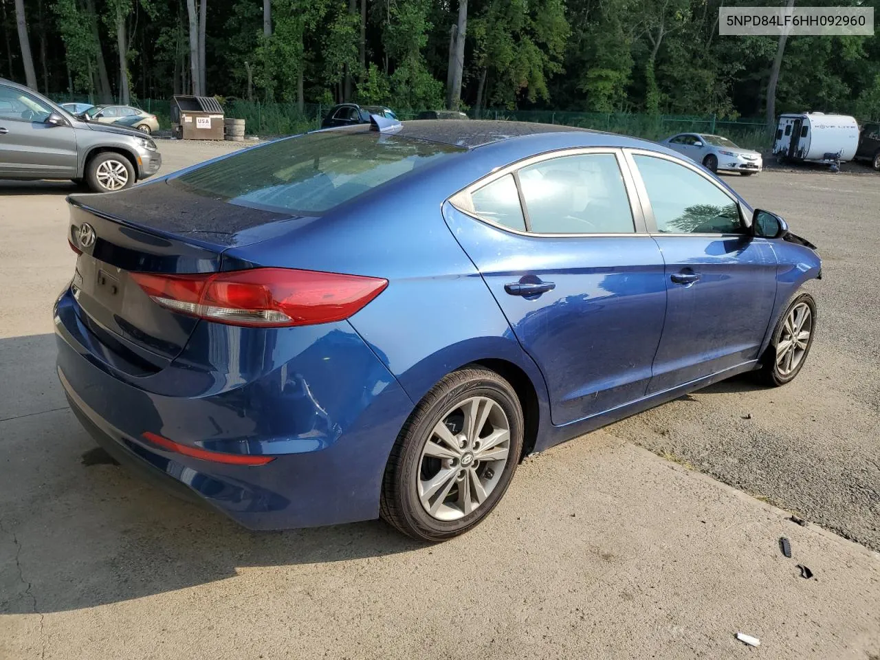 2017 Hyundai Elantra Se VIN: 5NPD84LF6HH092960 Lot: 71011254