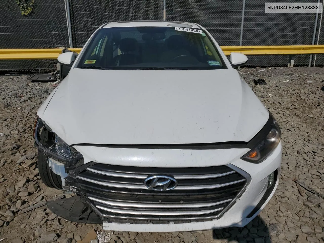 2017 Hyundai Elantra Se VIN: 5NPD84LF2HH123833 Lot: 71041054