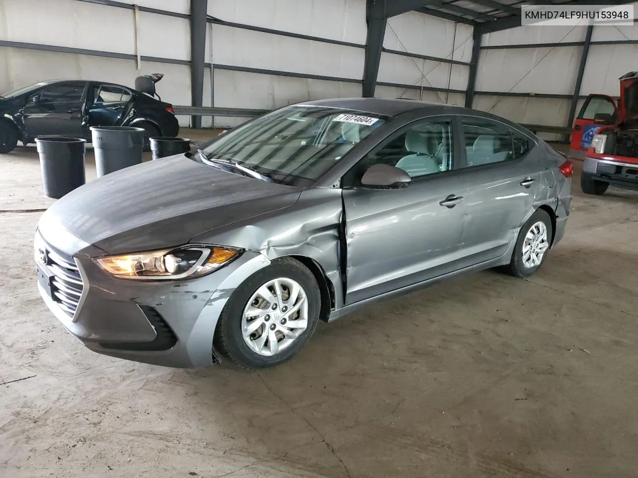 KMHD74LF9HU153948 2017 Hyundai Elantra Se