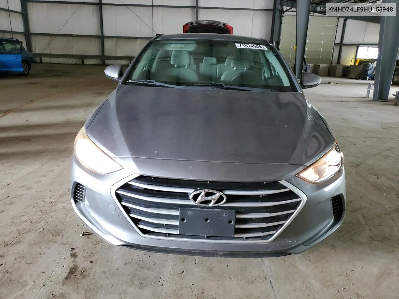 2017 Hyundai Elantra Se VIN: KMHD74LF9HU153948 Lot: 71074604