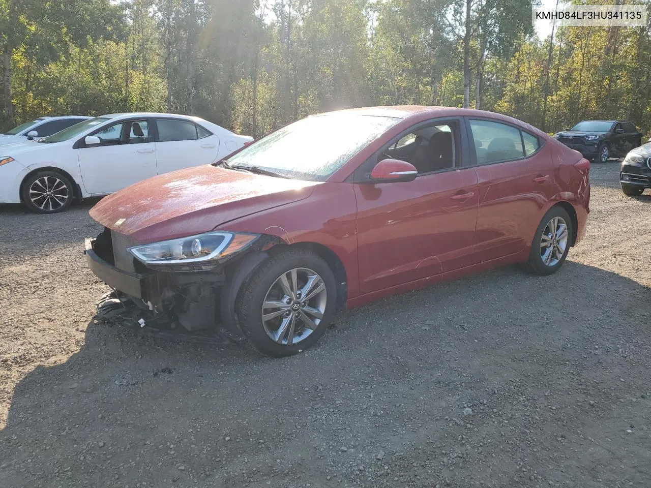 KMHD84LF3HU341135 2017 Hyundai Elantra Se