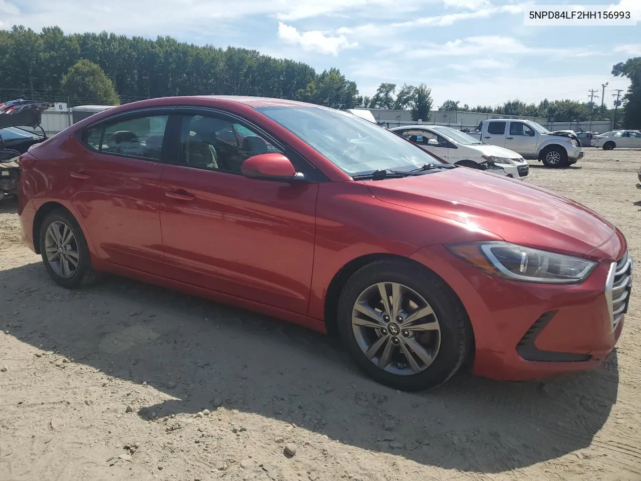 5NPD84LF2HH156993 2017 Hyundai Elantra Se