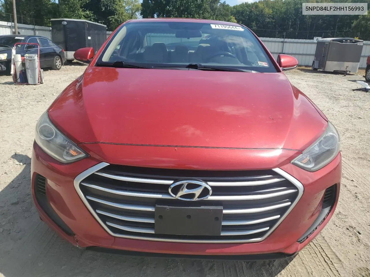 2017 Hyundai Elantra Se VIN: 5NPD84LF2HH156993 Lot: 71195644