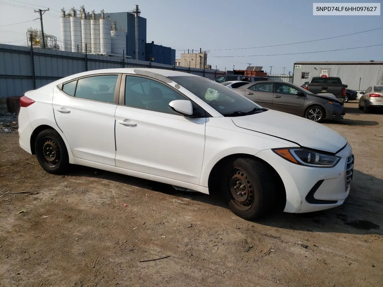 2017 Hyundai Elantra Se VIN: 5NPD74LF6HH097627 Lot: 71243164