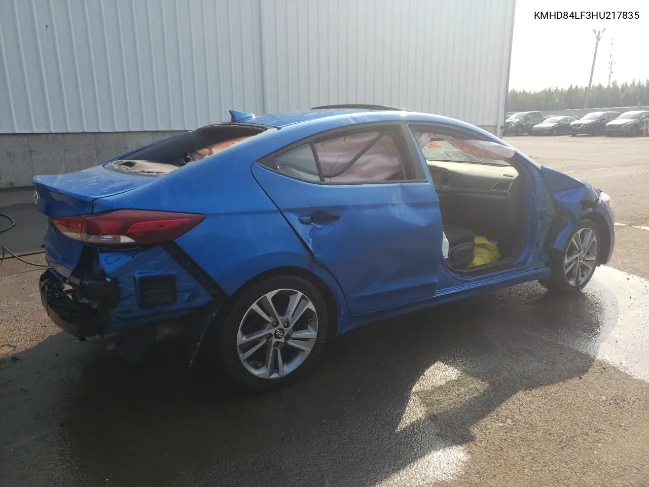 2017 Hyundai Elantra Se VIN: KMHD84LF3HU217835 Lot: 71266474