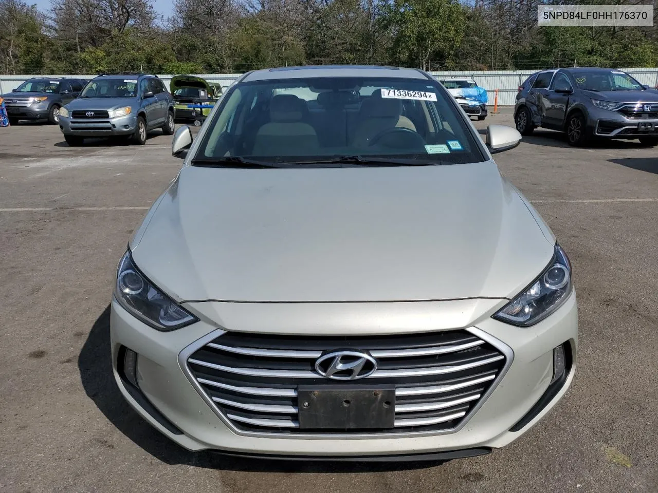 2017 Hyundai Elantra Se VIN: 5NPD84LF0HH176370 Lot: 71336294