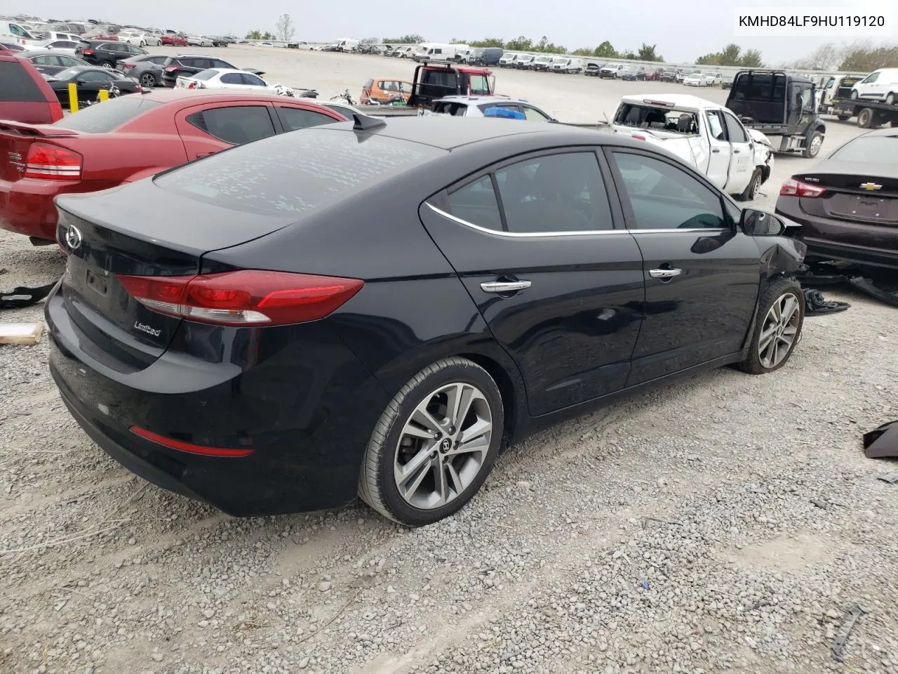 KMHD84LF9HU119120 2017 Hyundai Elantra Se