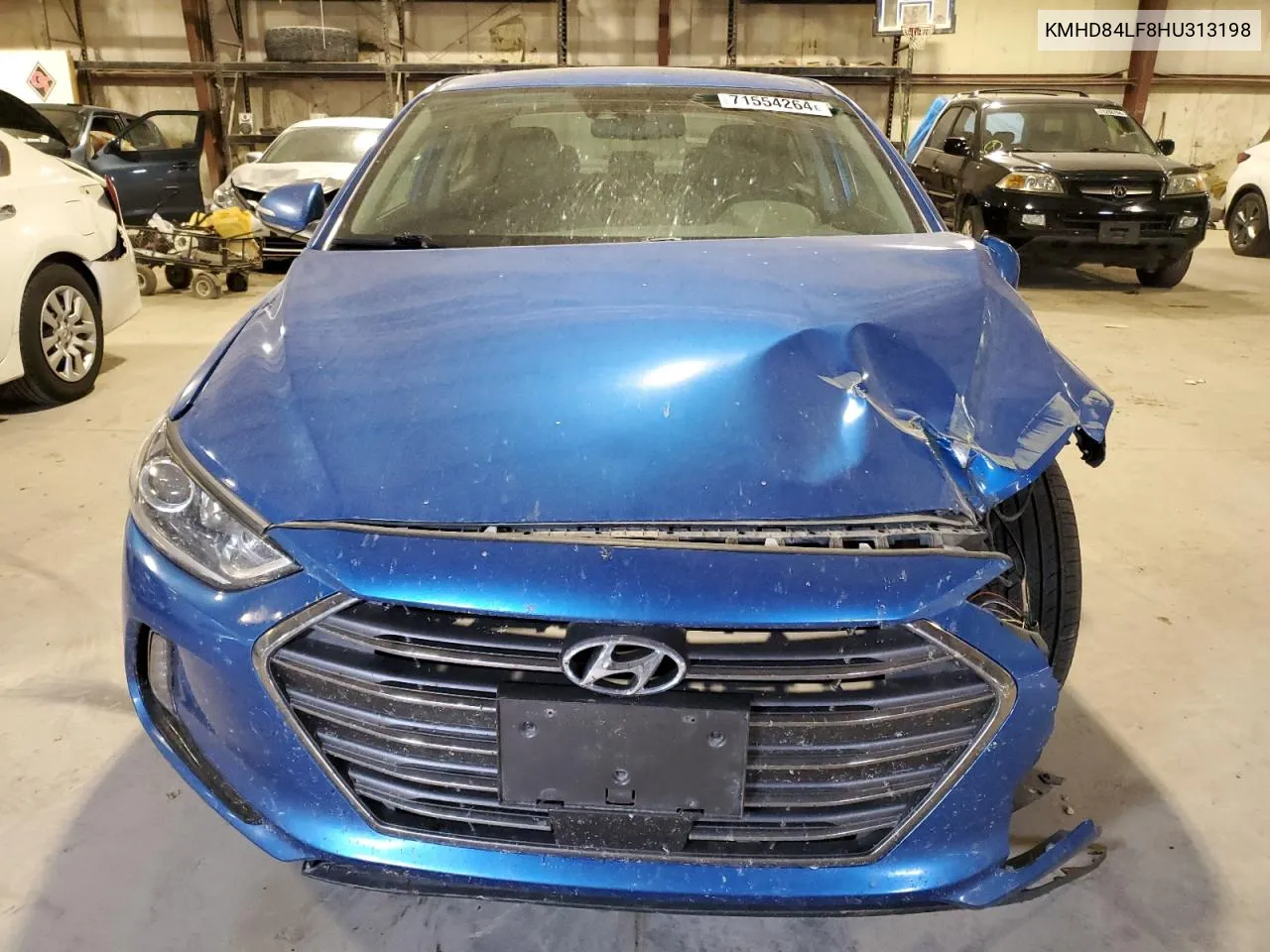 2017 Hyundai Elantra Se VIN: KMHD84LF8HU313198 Lot: 71554264