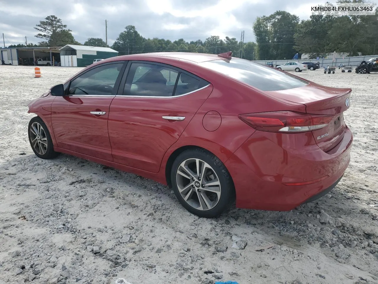 2017 Hyundai Elantra Se VIN: KMHD84LFXHU063463 Lot: 71581254