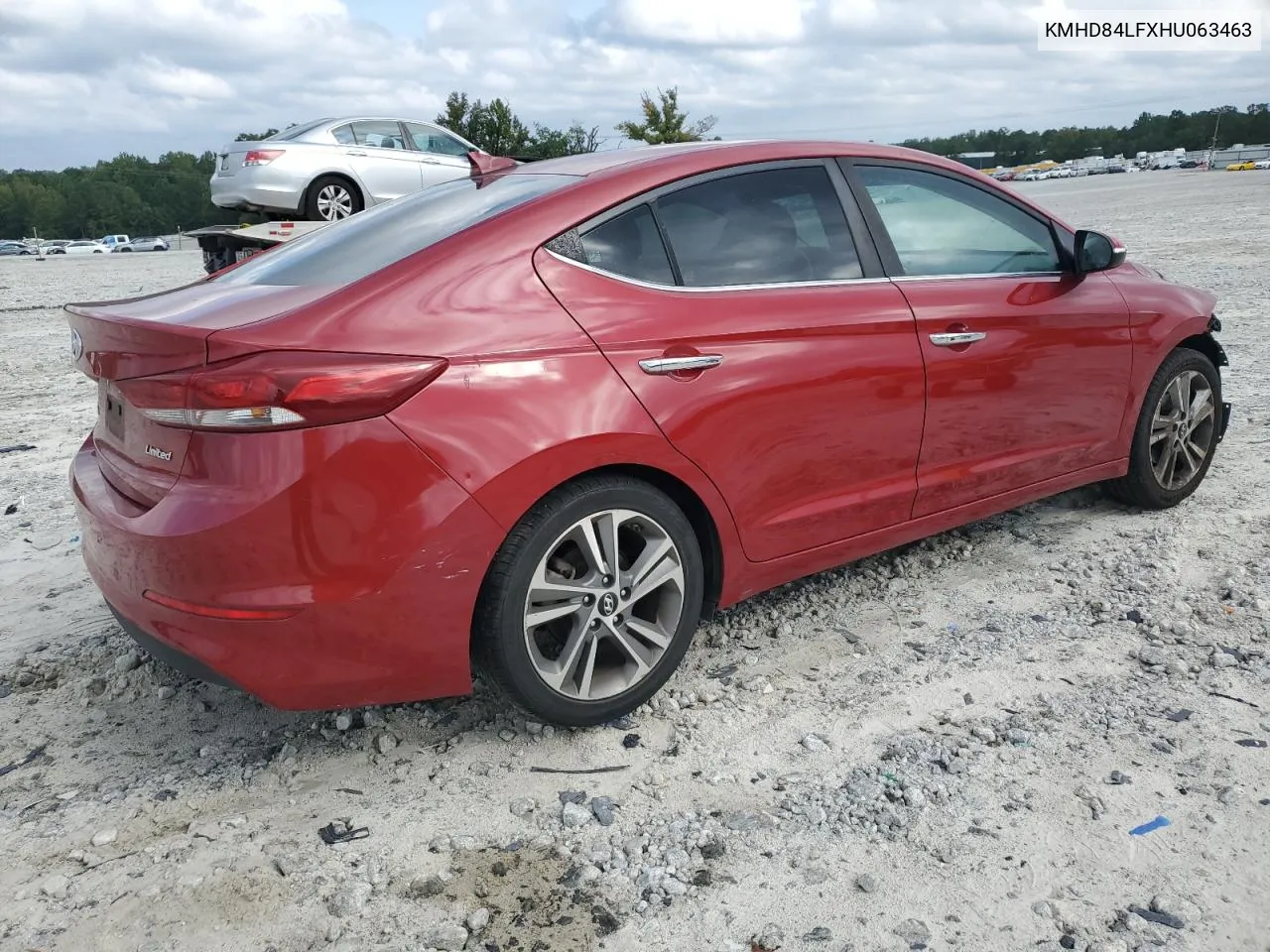 2017 Hyundai Elantra Se VIN: KMHD84LFXHU063463 Lot: 71581254