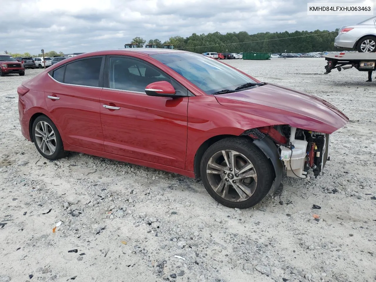 2017 Hyundai Elantra Se VIN: KMHD84LFXHU063463 Lot: 71581254