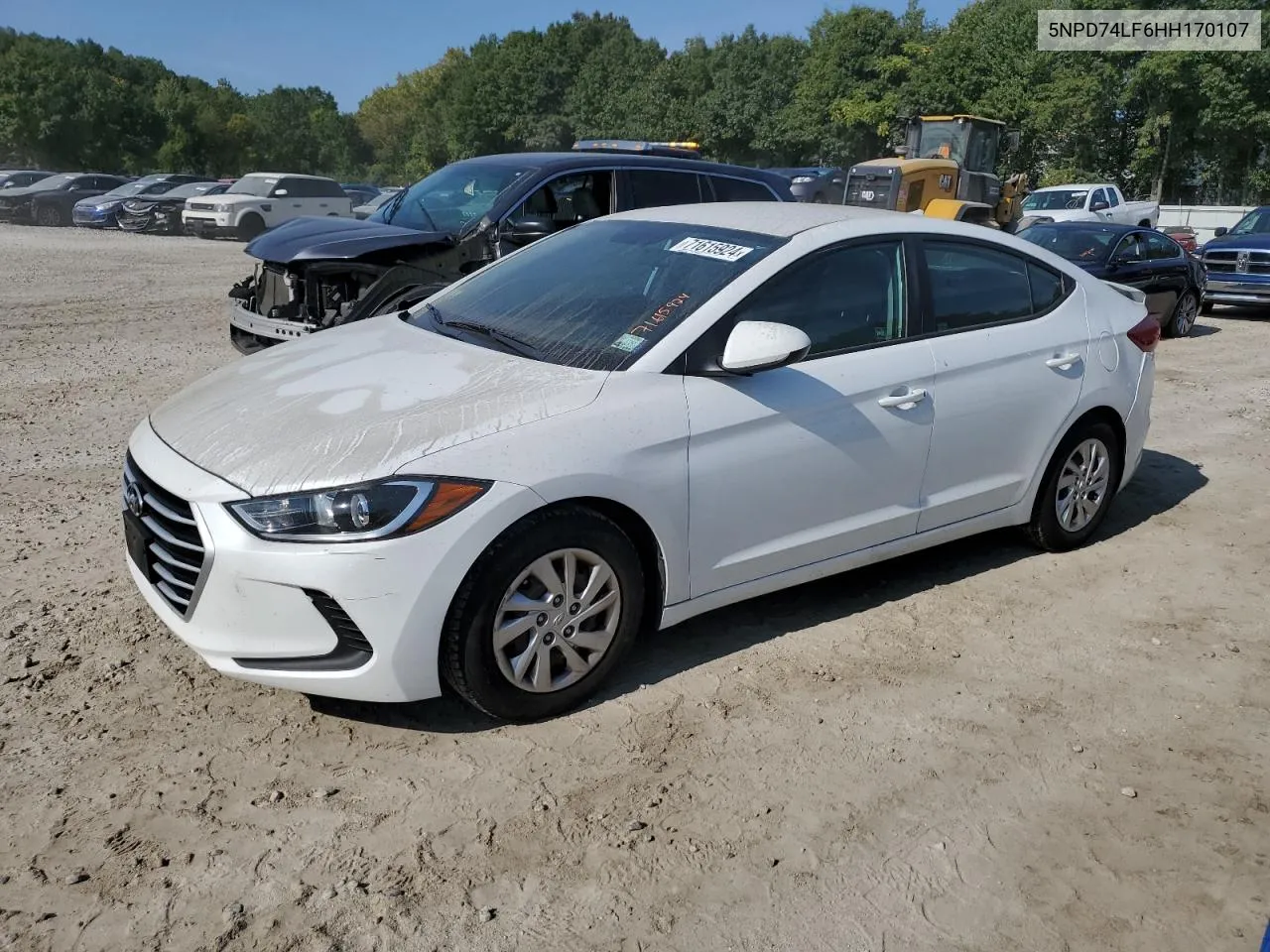 5NPD74LF6HH170107 2017 Hyundai Elantra Se