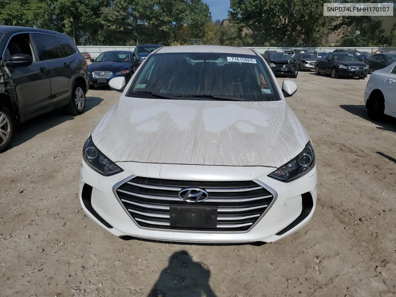 2017 Hyundai Elantra Se VIN: 5NPD74LF6HH170107 Lot: 71615924