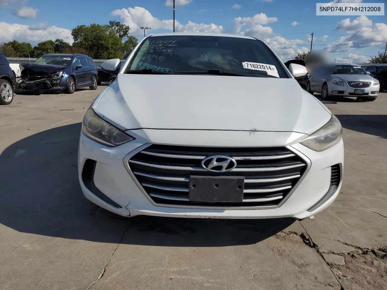 5NPD74LF7HH212008 2017 Hyundai Elantra Se