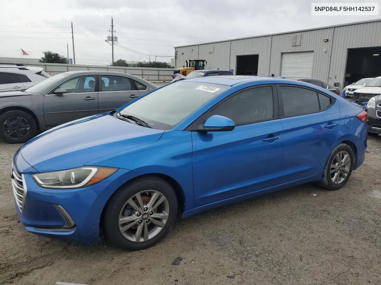 2017 Hyundai Elantra Se VIN: 5NPD84LF5HH142537 Lot: 71735504