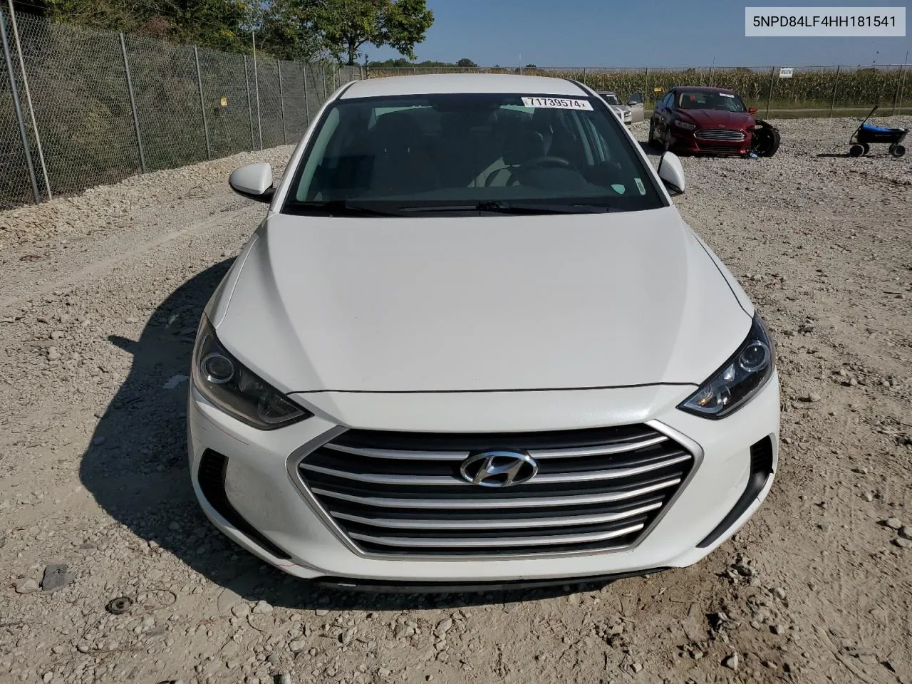 2017 Hyundai Elantra Se VIN: 5NPD84LF4HH181541 Lot: 71739574