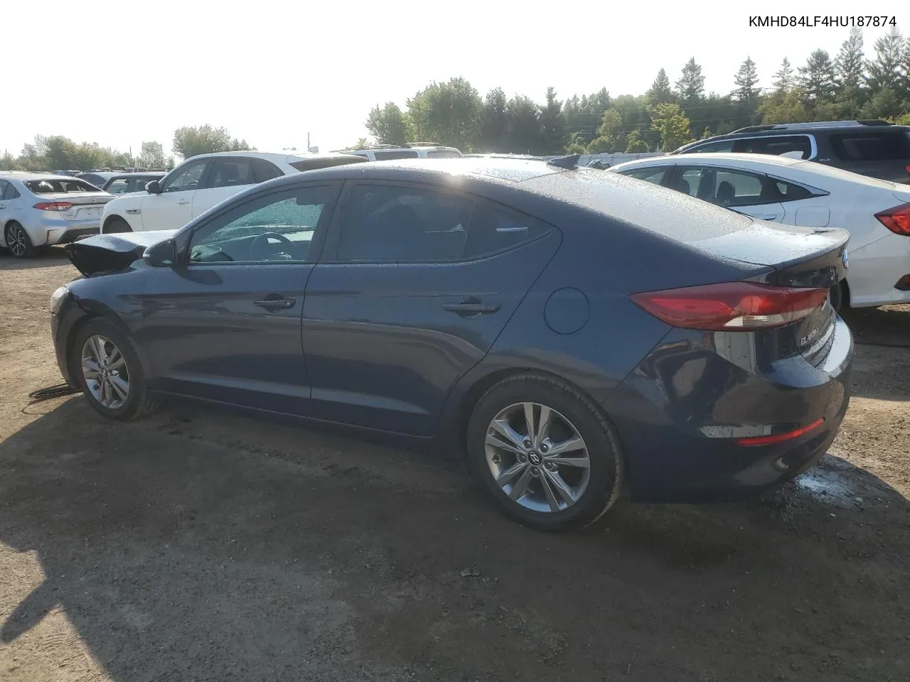 KMHD84LF4HU187874 2017 Hyundai Elantra Se