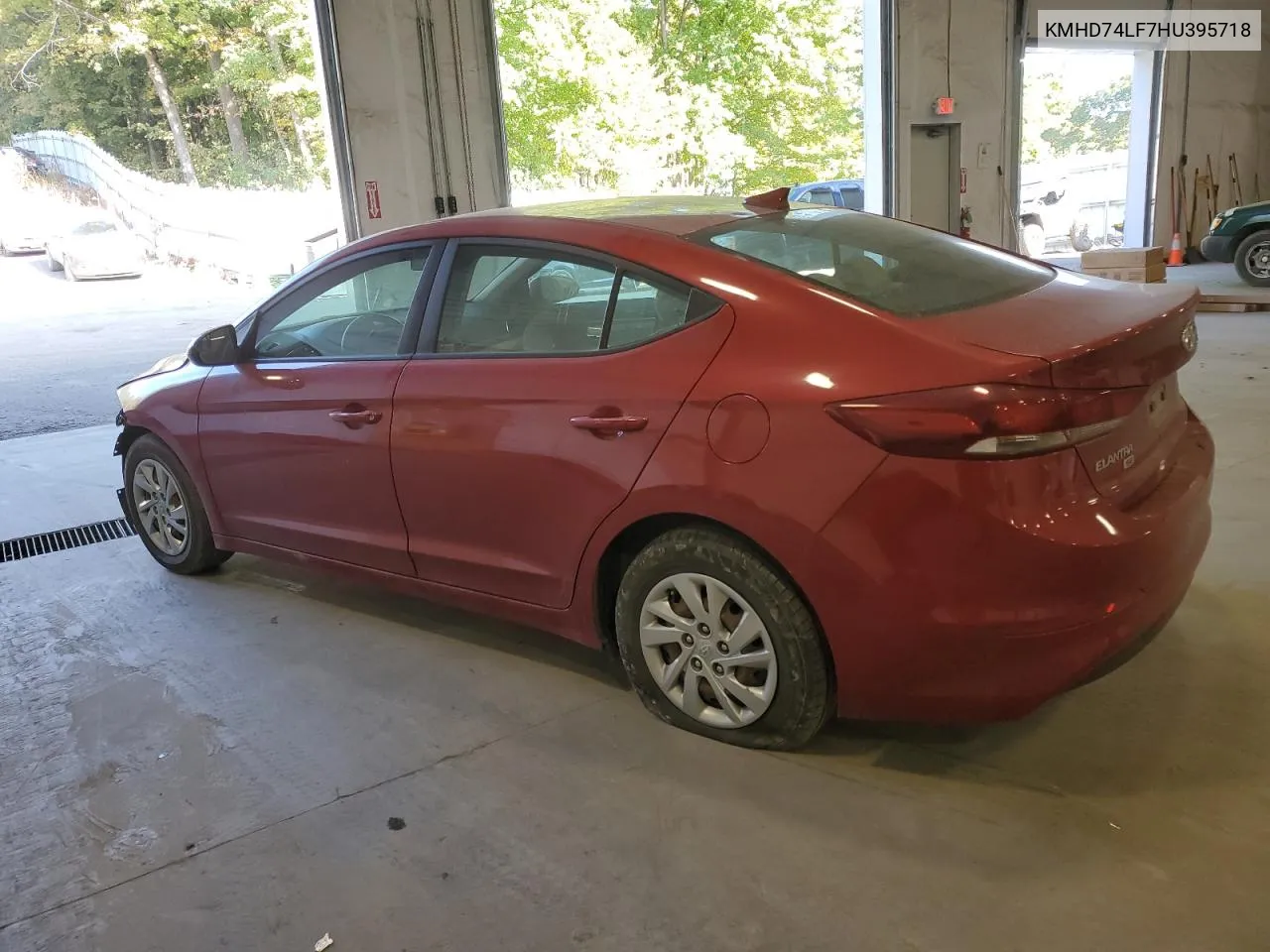 2017 Hyundai Elantra Se VIN: KMHD74LF7HU395718 Lot: 71844804