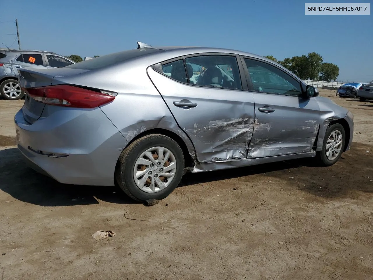 2017 Hyundai Elantra Se VIN: 5NPD74LF5HH067017 Lot: 71852334