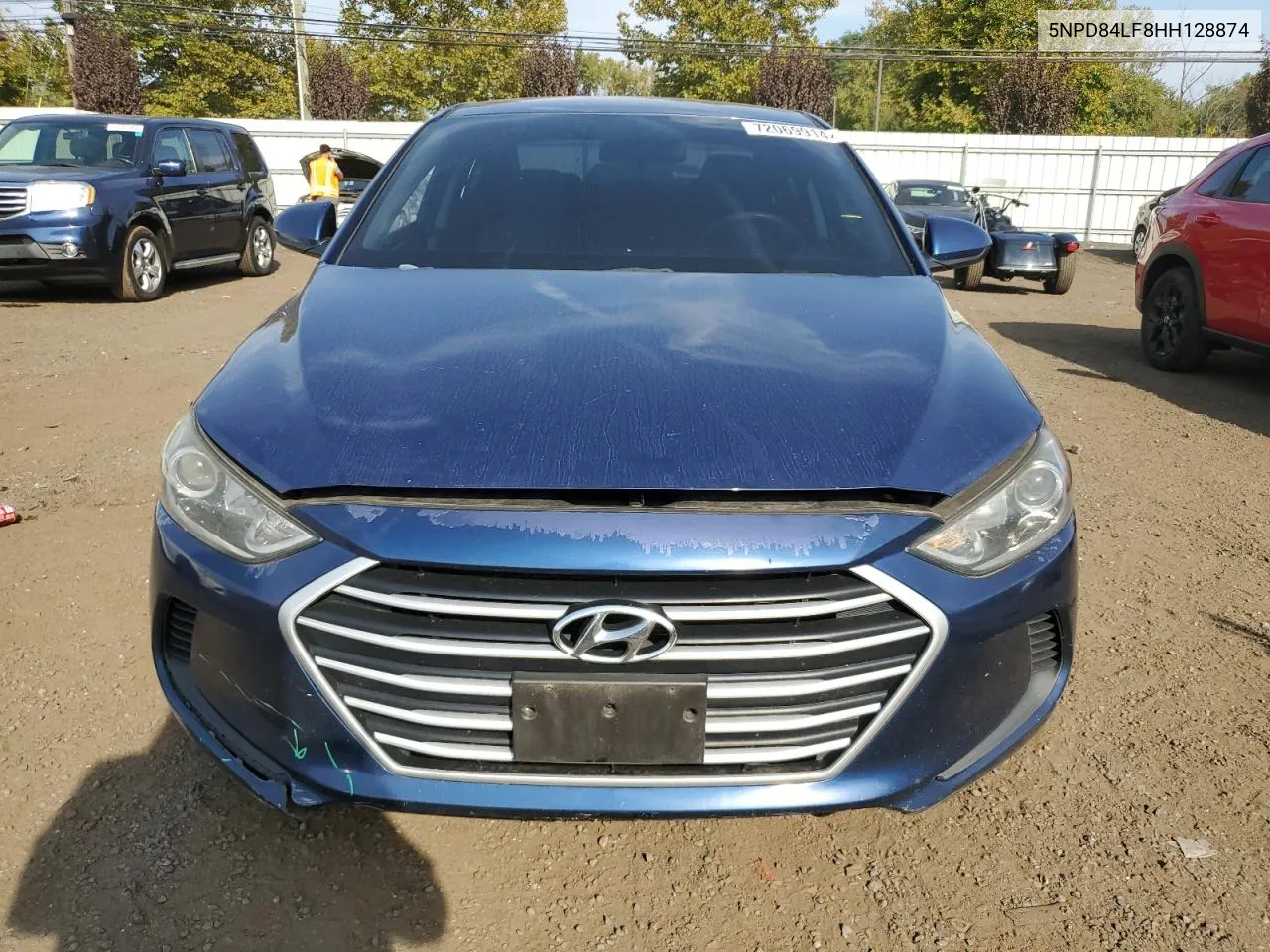 5NPD84LF8HH128874 2017 Hyundai Elantra Se