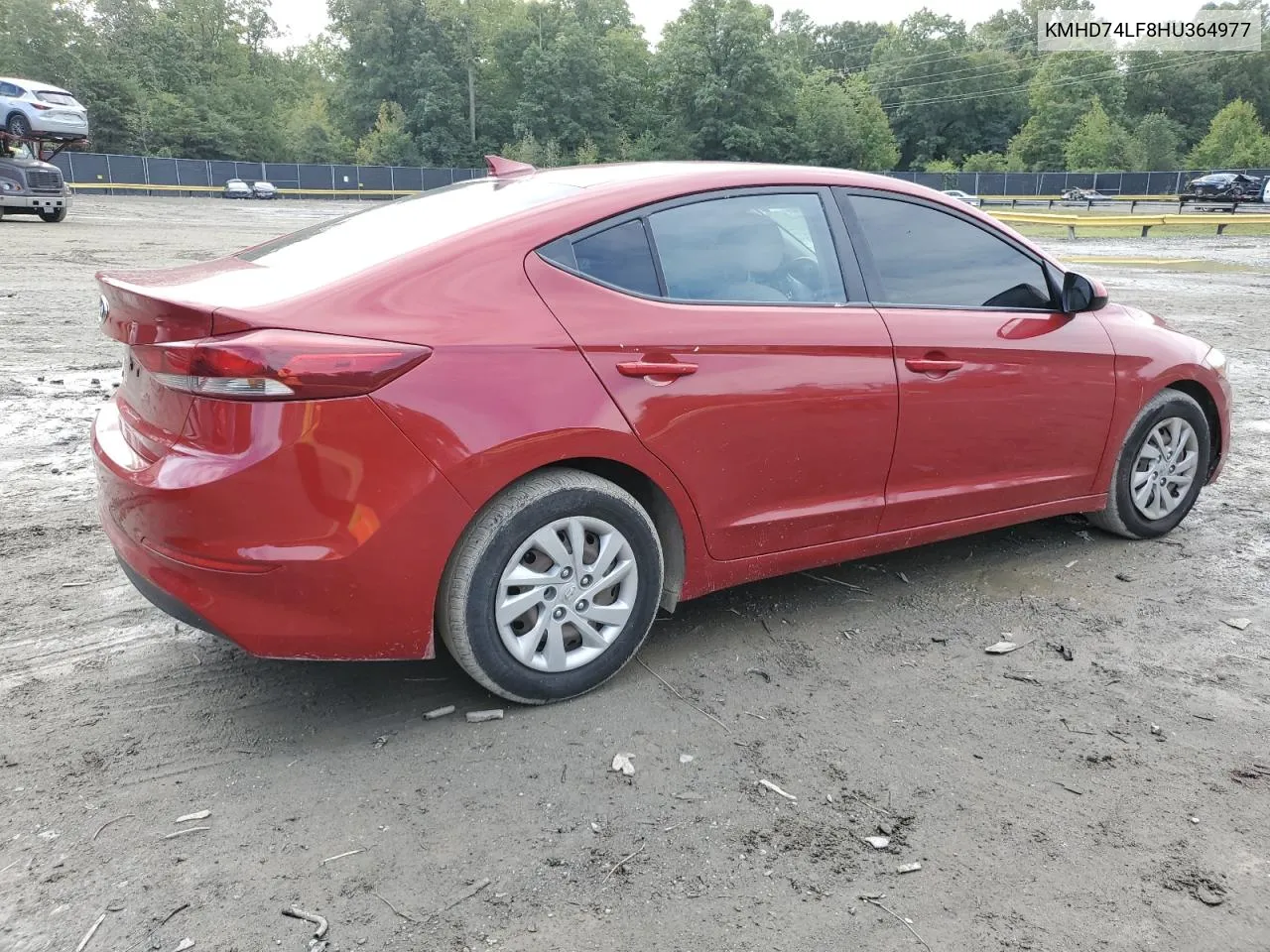 KMHD74LF8HU364977 2017 Hyundai Elantra Se