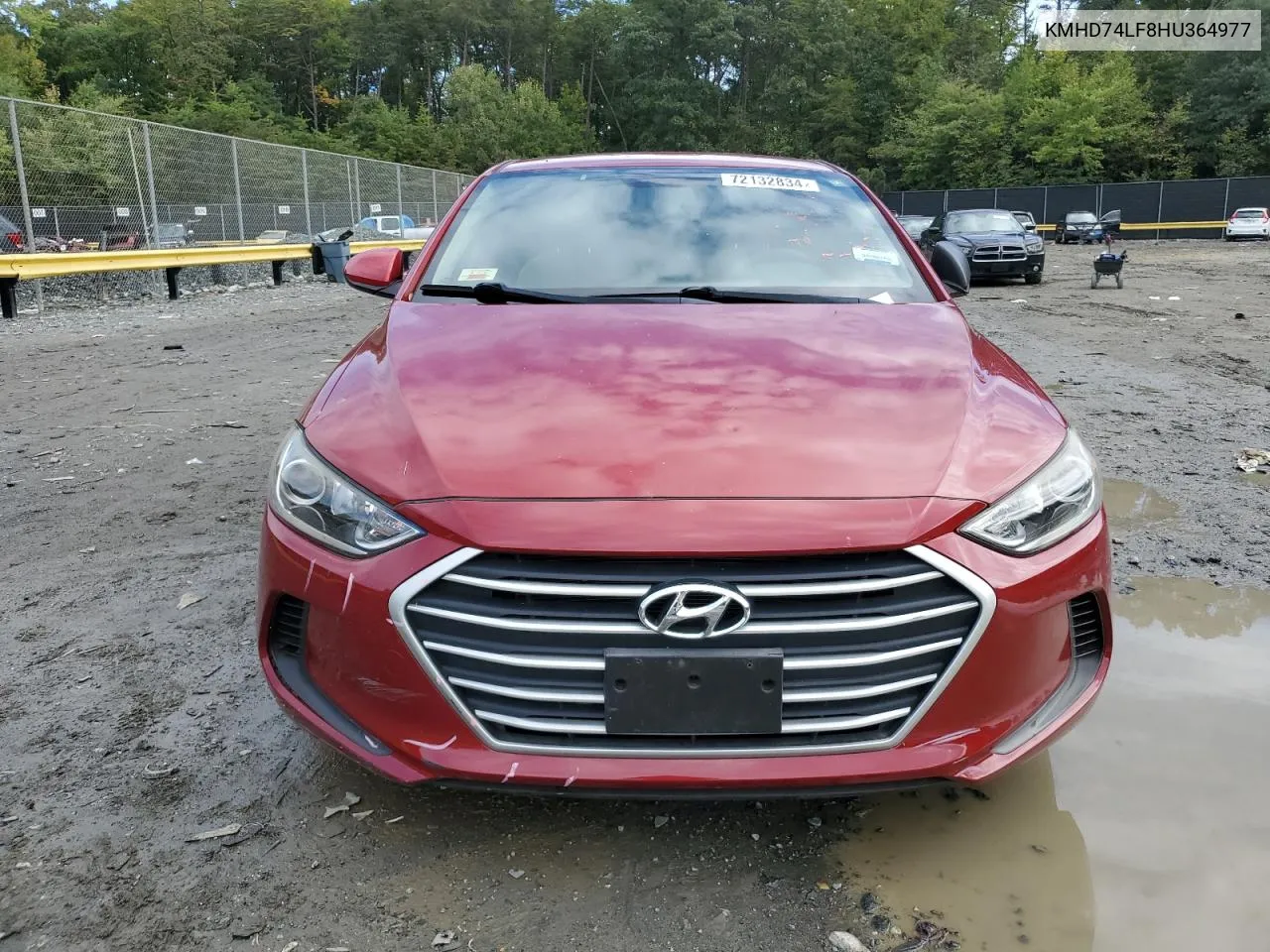 KMHD74LF8HU364977 2017 Hyundai Elantra Se