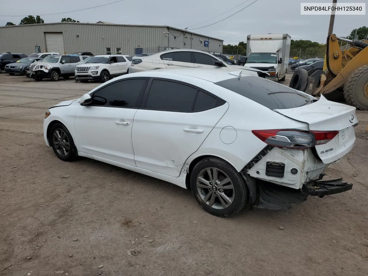 2017 Hyundai Elantra Se VIN: 5NPD84LF0HH125340 Lot: 72221684