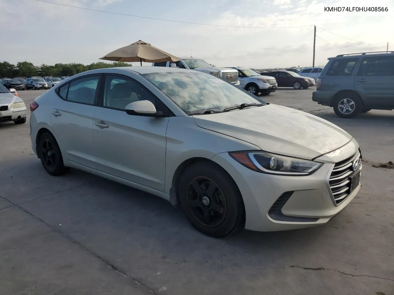 KMHD74LF0HU408566 2017 Hyundai Elantra Se