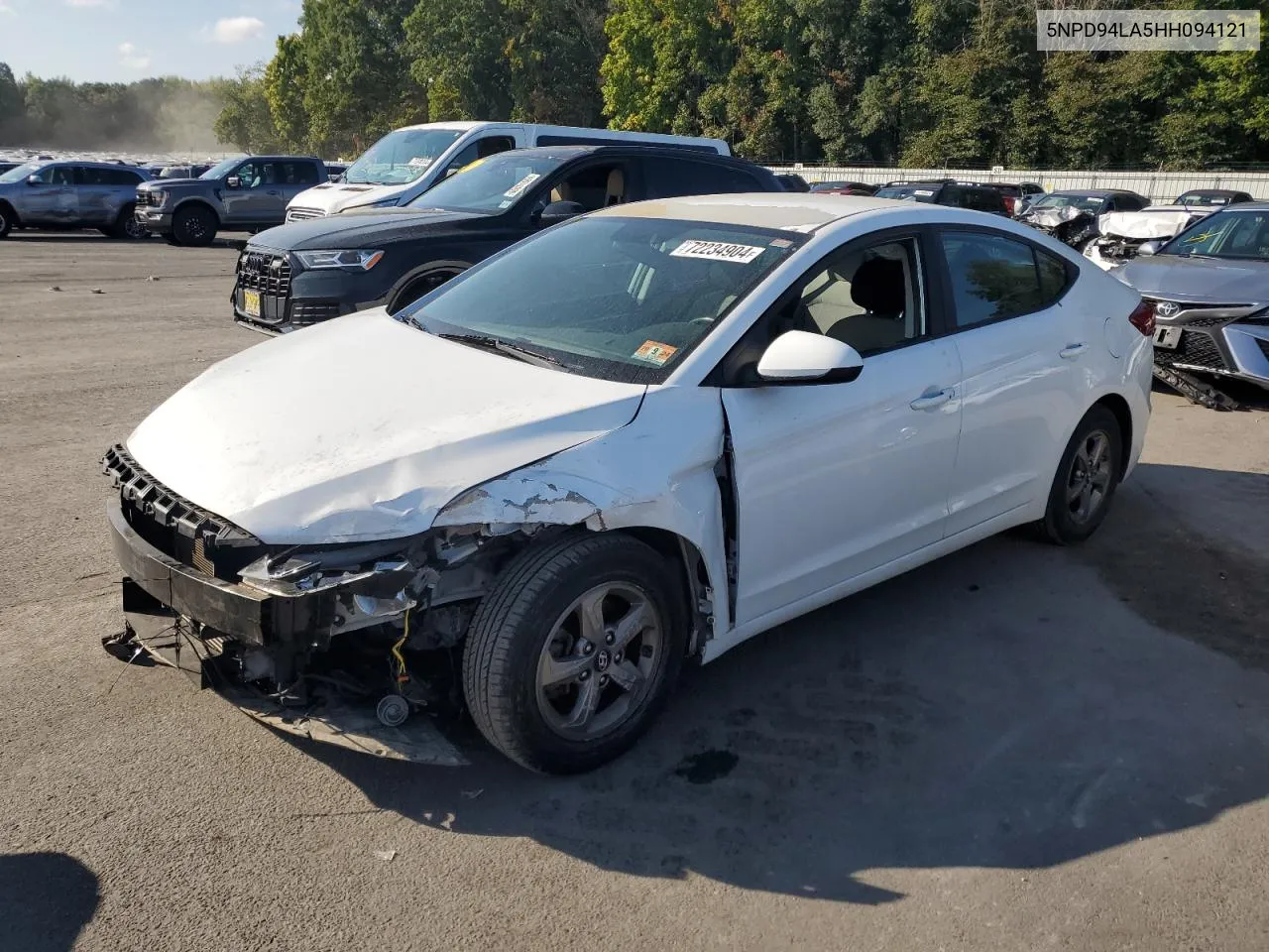 2017 Hyundai Elantra Eco VIN: 5NPD94LA5HH094121 Lot: 72234904