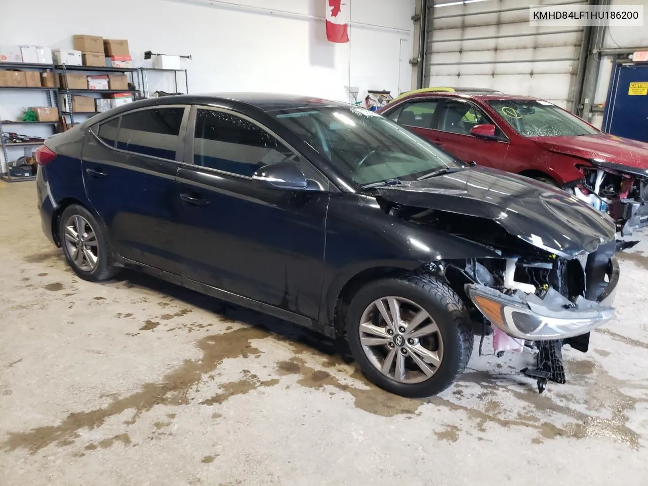 2017 Hyundai Elantra Se VIN: KMHD84LF1HU186200 Lot: 72352324