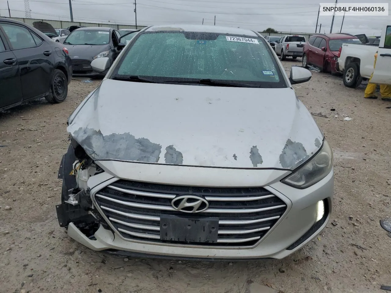 2017 Hyundai Elantra Se VIN: 5NPD84LF4HH060136 Lot: 72367044