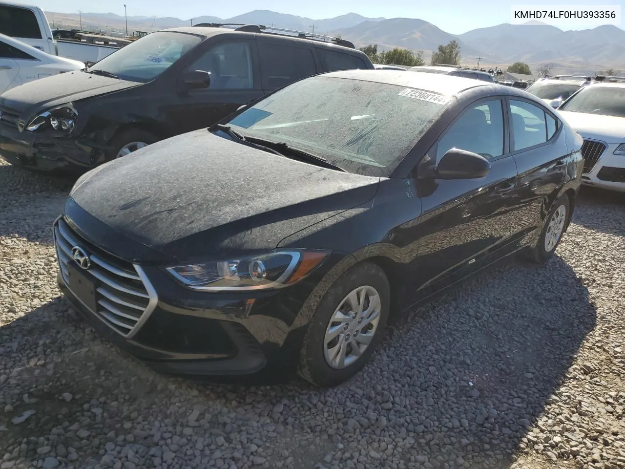 KMHD74LF0HU393356 2017 Hyundai Elantra Se