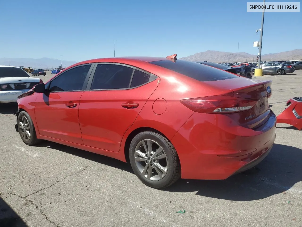 2017 Hyundai Elantra Se VIN: 5NPD84LF0HH119246 Lot: 72388894