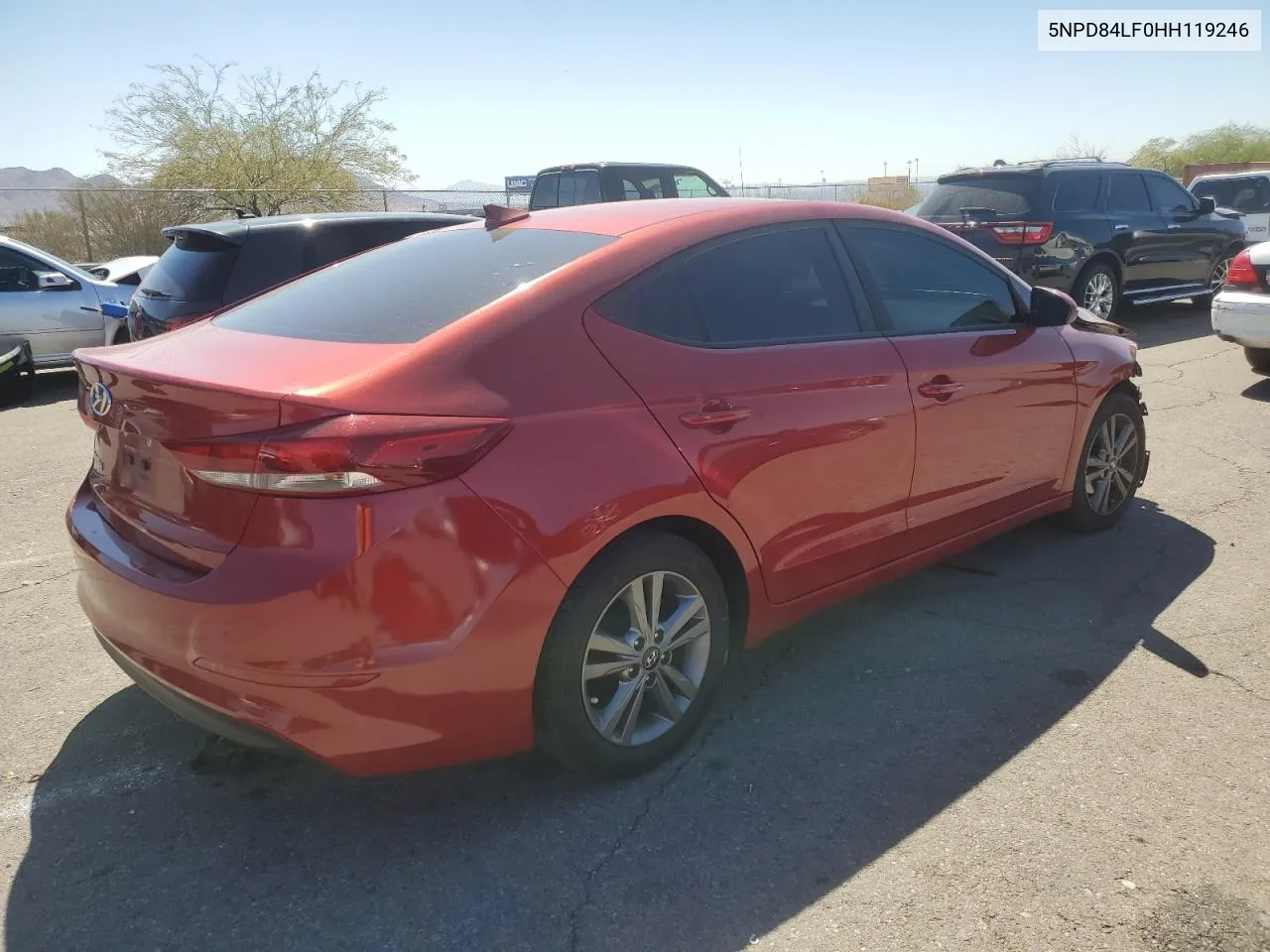 2017 Hyundai Elantra Se VIN: 5NPD84LF0HH119246 Lot: 72388894