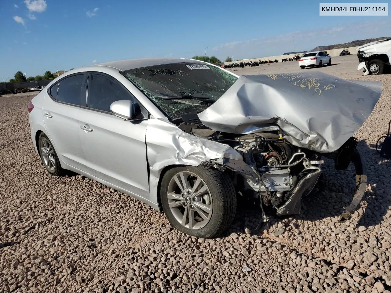 KMHD84LF0HU214164 2017 Hyundai Elantra Se